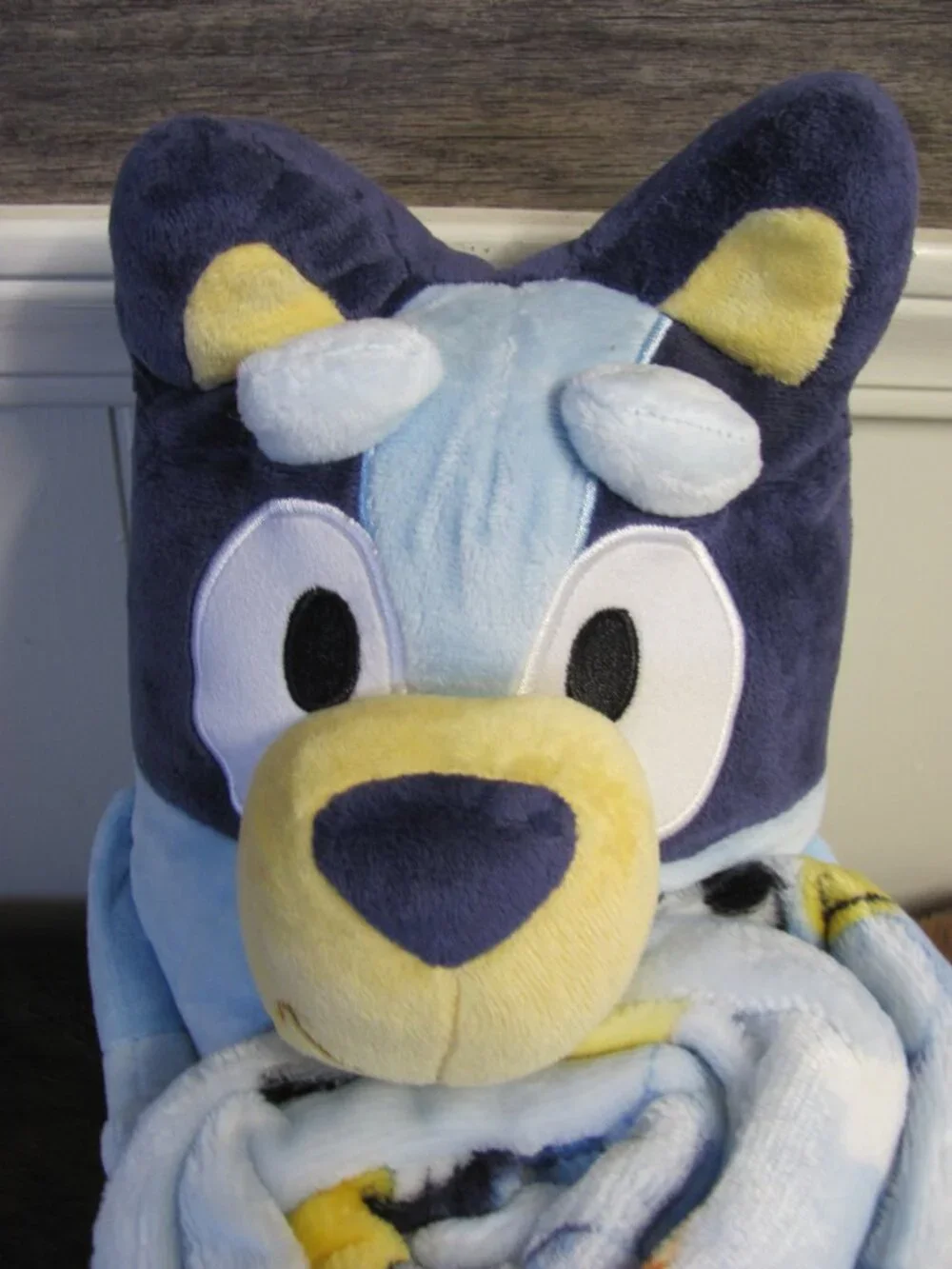 BLUEY STUFFED ANIMAL AND BLANKET NWT